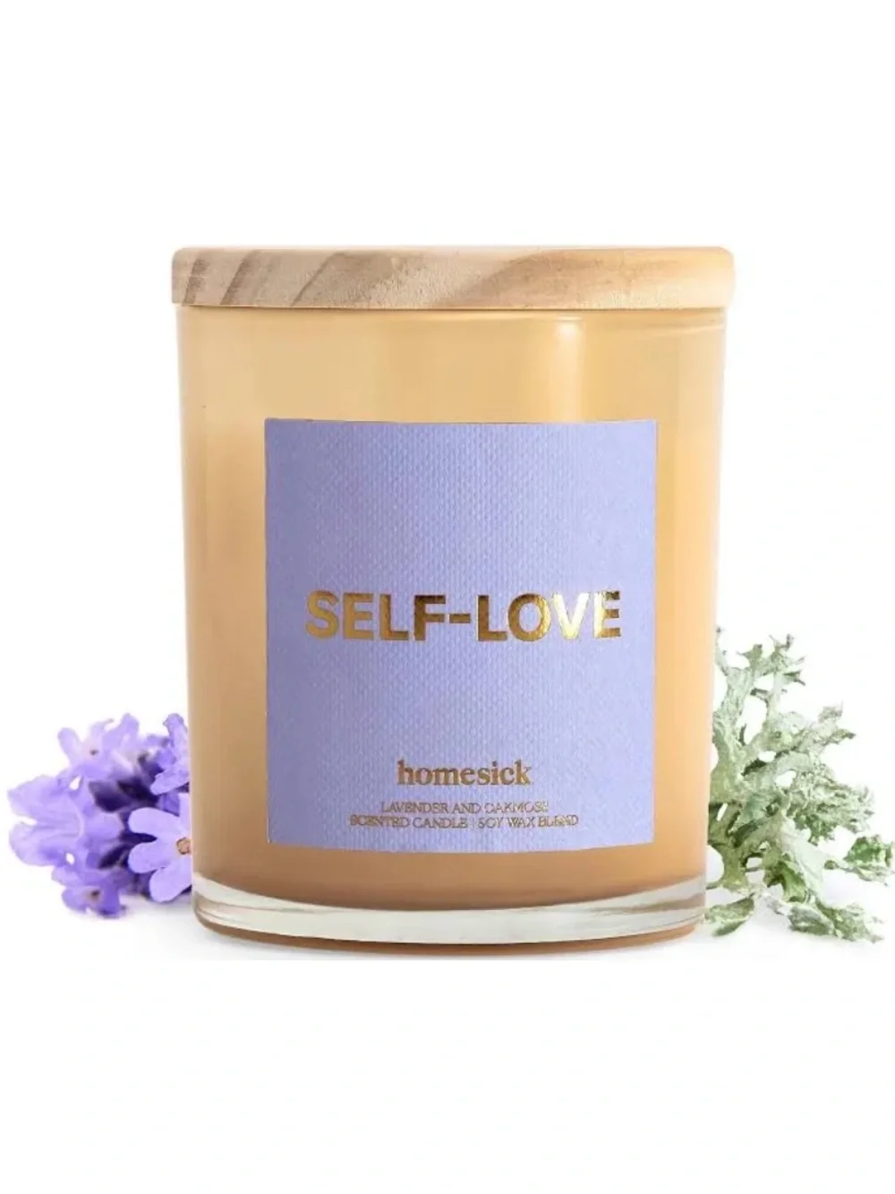 Homesick Scented Candles For Home in Self-Love 7.5 oz Natural Soy Wax Blend